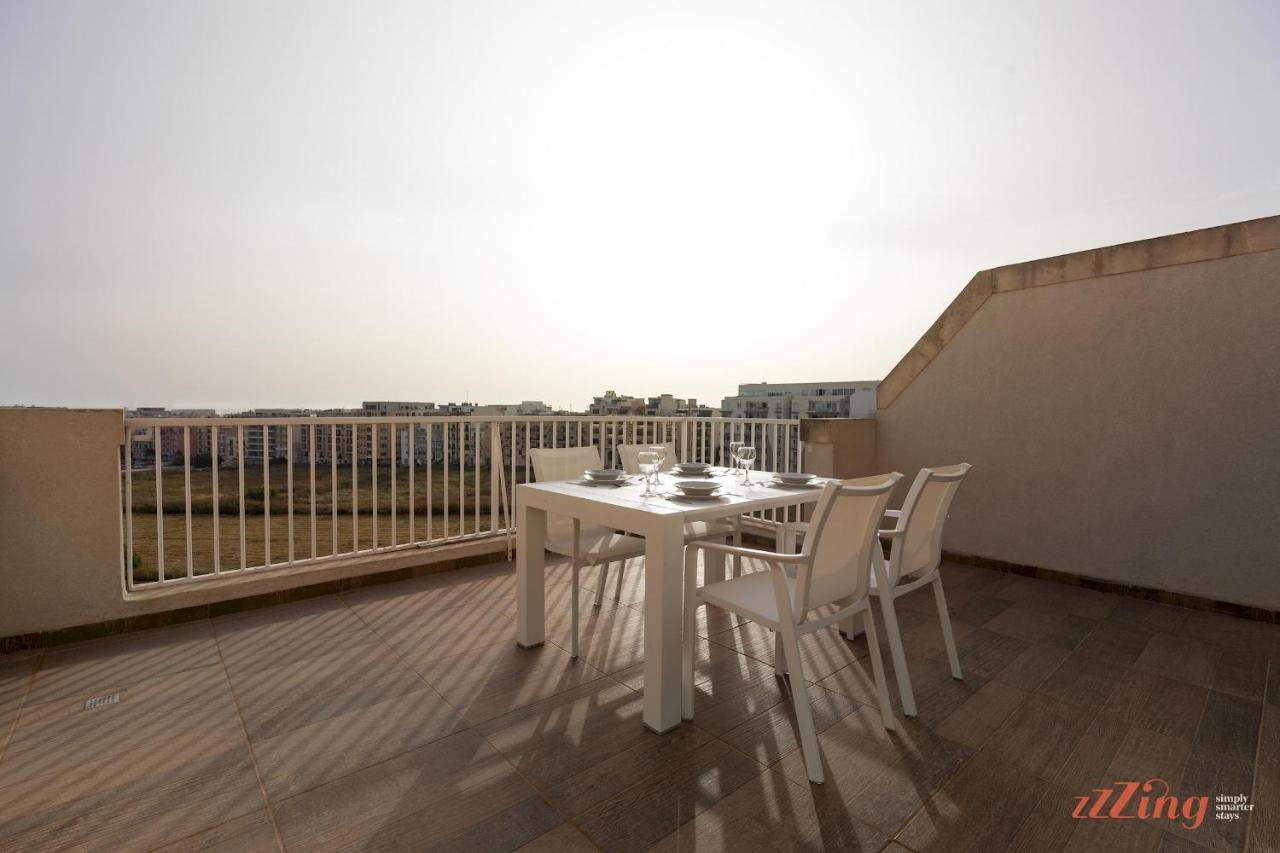 Sunny Penthouse Wterrace And Open Views Lägenhet St. Paul's Bay Exteriör bild
